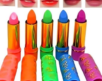 Moroccan Hare Color-Changing Lipsticks 24h Long-Lasting Stain PH Adapting Shades