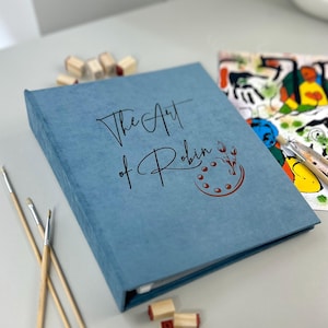 Personalized Kids Art Portfolio Binder: A4/A5/Letter Size