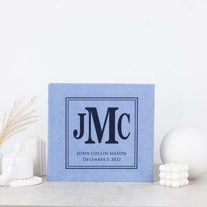 First 5 Year Baby Memory Book, Personalized Baby Milestone book, Modern Baby Shower Gift, 5 Years Baby Book, New Mom Gift, Baby Keepsake box
