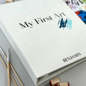 Personalized Kids Art Binder: Custom Keepsake Portfolio