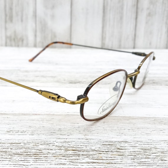 y2k glasses vintage eyeglasses | small rectangle … - image 7