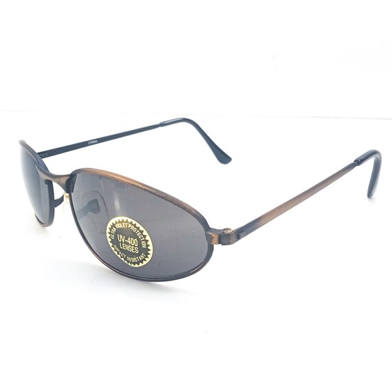 80s oval sunglasses vintage modern sunglasses ret… - image 2