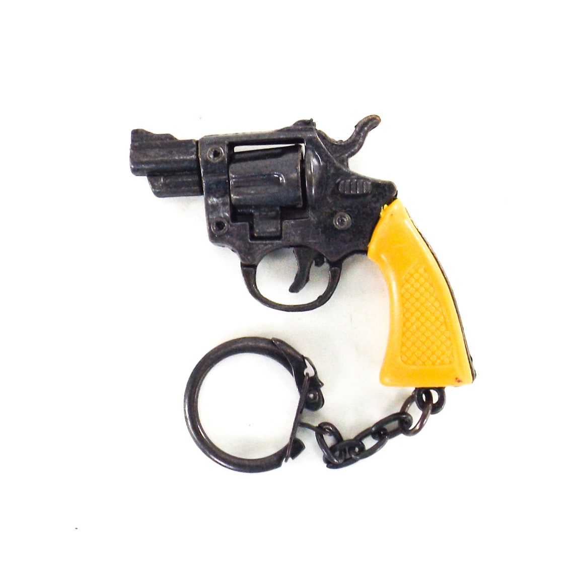 Revolver cap gun keychain miniature gun vintage 80s NOS Etsy