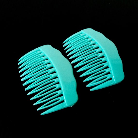 bright multicolor side hair combs made in hong ko… - image 3