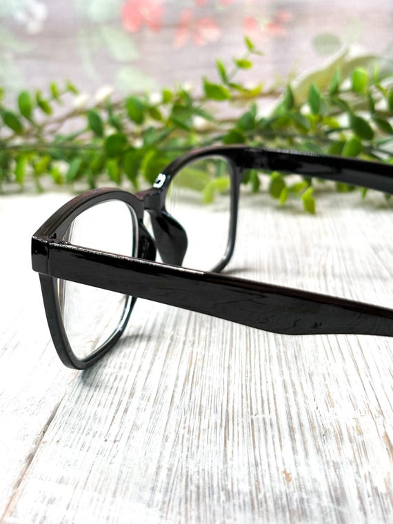 Black Square Reading Glasses: Assorted Magnificat… - image 3
