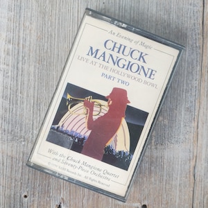 1979 cassette CHUCK MANGIONE Live at the Hollywood Bowl partie 2 une soirée magique quatuor de soixante-dix musiciens d'orchestre de jazz