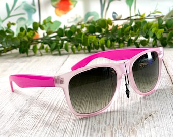 Hot-Pink Wayfarer Sunglasses