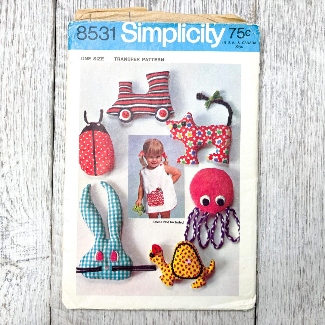 Simplicity Crafts 8531 Sewing Pattern: Stuffed Animal - Etsy