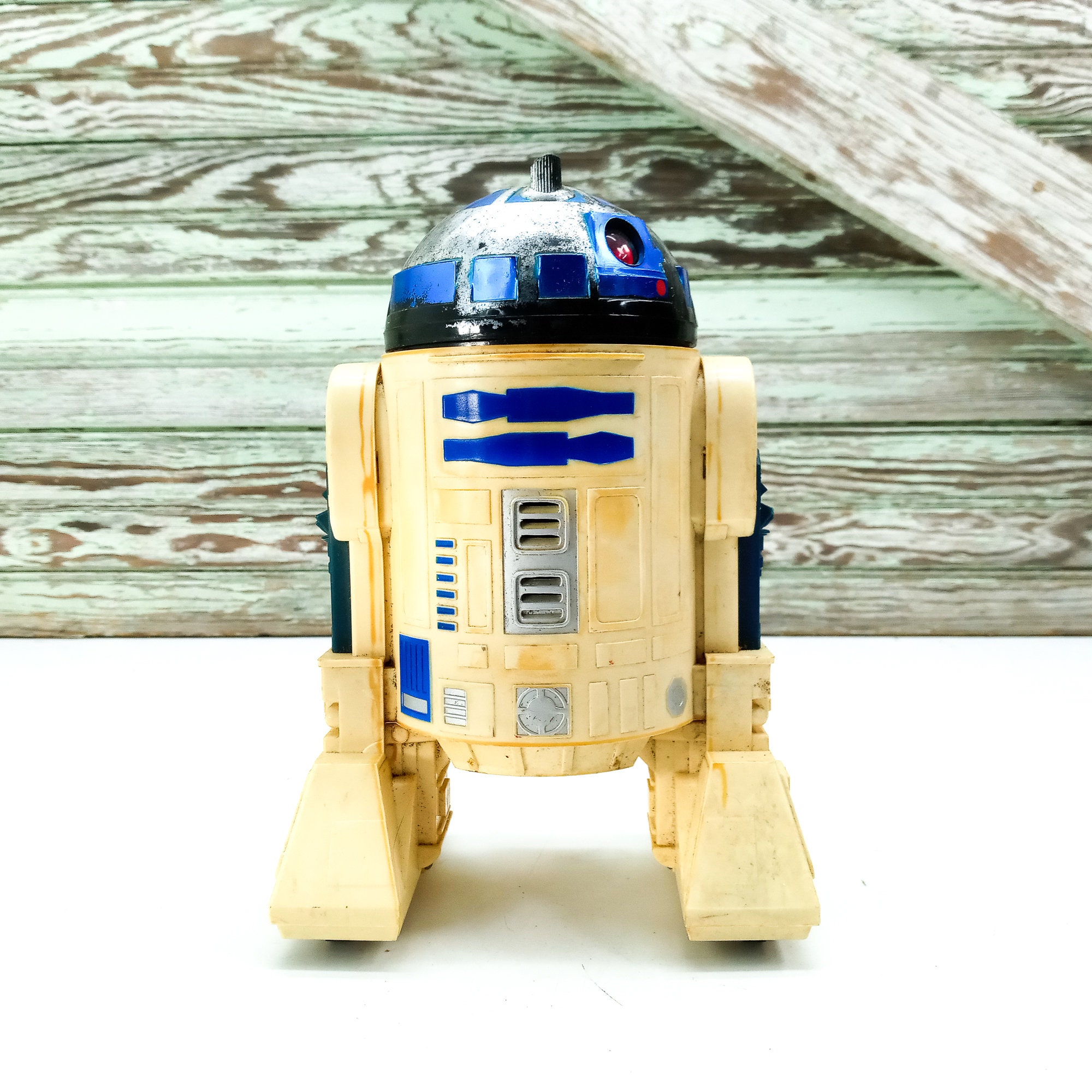 afhængige dekorere Afbrydelse Vintage R2 D2 Robot Toy Figurine Shelf Sitter Home Decor - Etsy