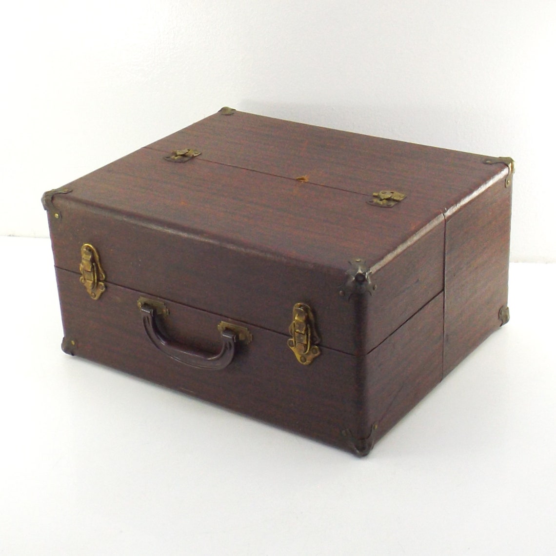 Vintage Vacuum Tube Caddy Salesman Carrying Case Wood Box Etsy