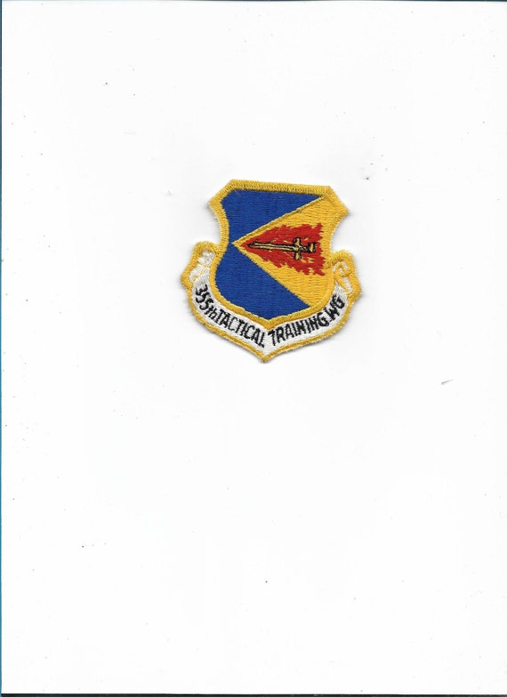 vintage embroidered patch 355th Tactical Training… - image 2