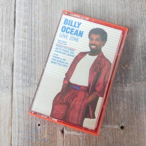 1986 cassette tape Billy Ocean Love Zone, Zomba Productions 1980s reggae band music