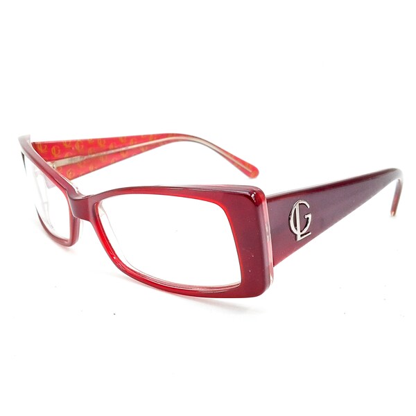 Large Red Vintage Eyeglass Frames Etsy
