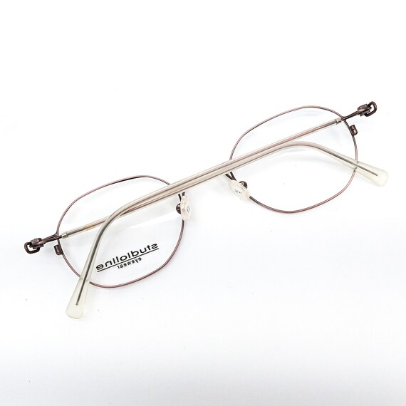 90s large round/octagon eyeglasses vintage eye gl… - image 5