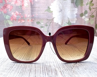 oversized square sunglasses rose pink 54[]21/147 women sunglass accessories uv 400 protection