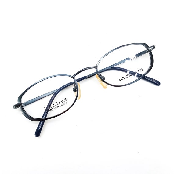 90s glasses vintage eyeglasses | oval eyeglass fr… - image 1