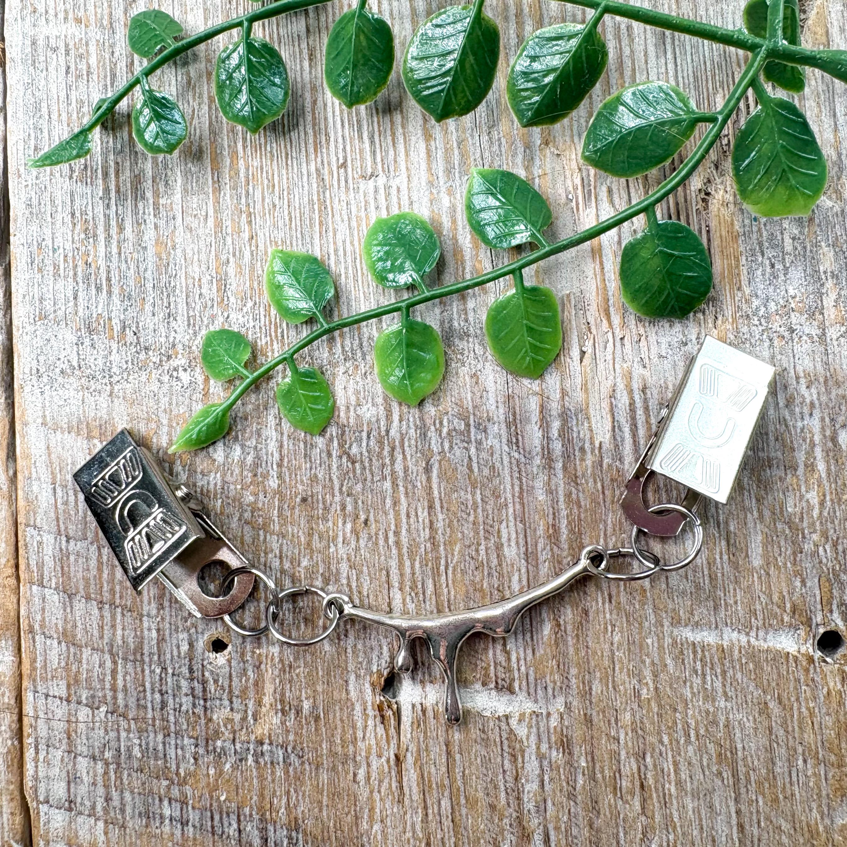Silver Tone Cinch Clip Clasp: Goth Punk Fashion Accessory - Etsy