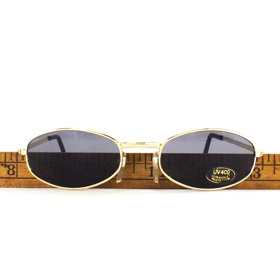 Grandes gafas de sol de montura dorada / NOS vintage Etsy España