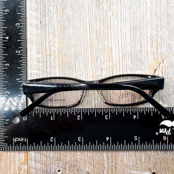 Kids Rectangle Eyeglass Frames: Black & Clear Vin… - image 5