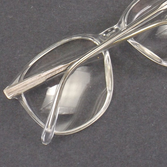 vintage kids clear round eyeglasses vintage 80s N… - image 5