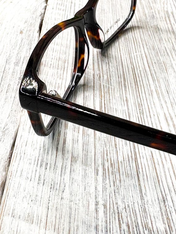 Big Black Rectangular Eyeglass Frames: 52[]16-135 - image 4