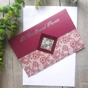carte de joyeux anniversaire parents je t'aime maman/papa de fille/fils mère/père