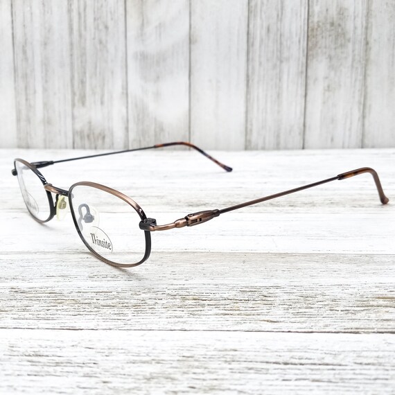 y2k glasses vintage eyeglasses | small rectangle … - image 2