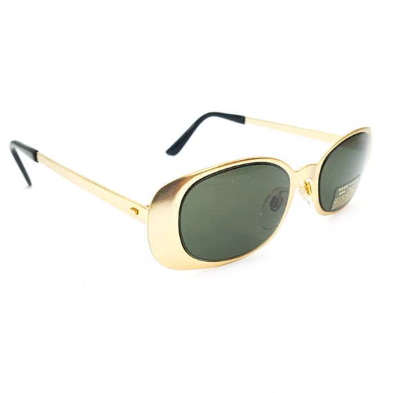 90s gold sunglasses vintage elvis sunglasses retr… - image 1