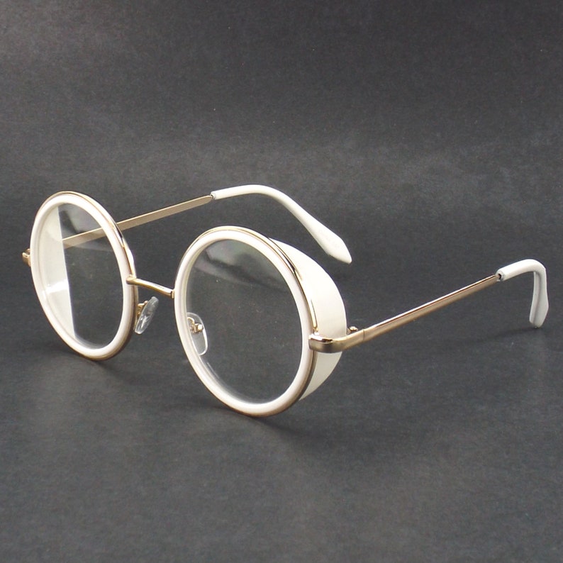 90s Fake Eyeglasses Clear Lens Glasses Oversize Round Etsy