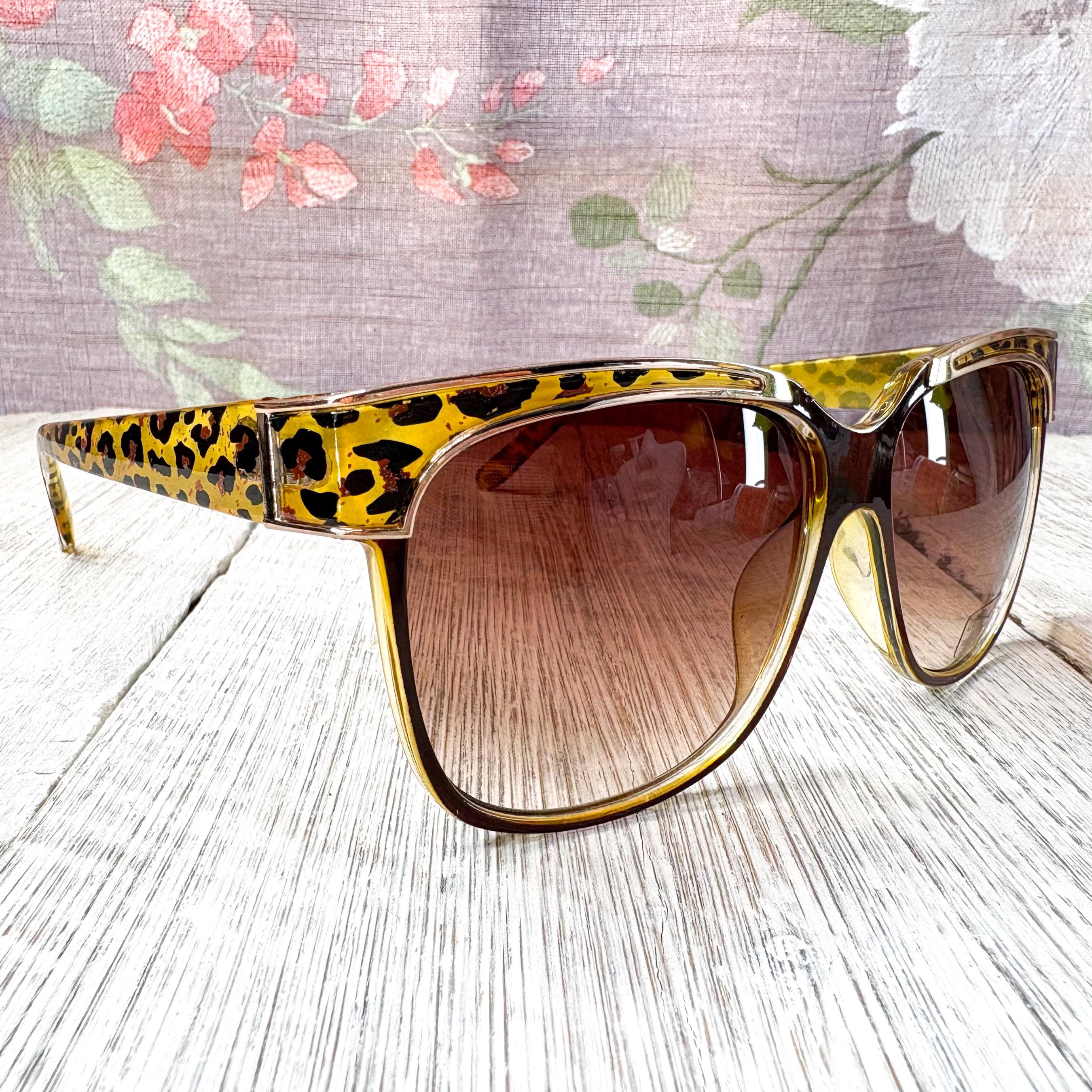 Stylish Leopard Oversized Baroque Swirl Hollywood UV 400 Unbranded Sunglasses‼️ Leopard Print Oversized Square Sunglasses Women main image 2