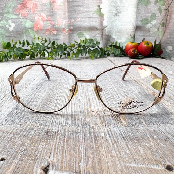 ヴィンテージべっ甲丸眼鏡フレーム：1990年代デッドストック - Etsy 日本