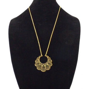 gold filigree eyeglass chain glasses loop | statement necklace | pendant necklace | sunglasses chain
