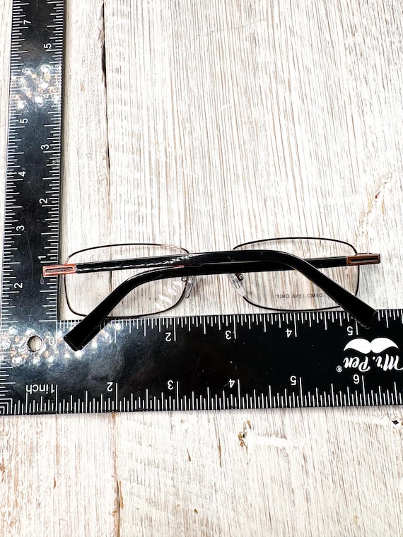 Copper Rectangular Prescription Eyeglasses: 90's … - image 5