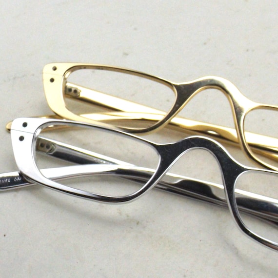 metal cat eye glasses | 50s vintage NOS | womens e
