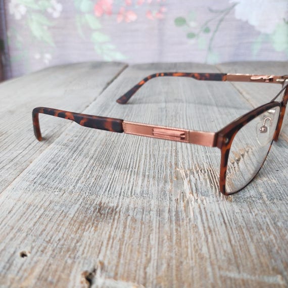 Flat Top Aviator Eyeglass Frames: Tortoiseshell B… - image 6
