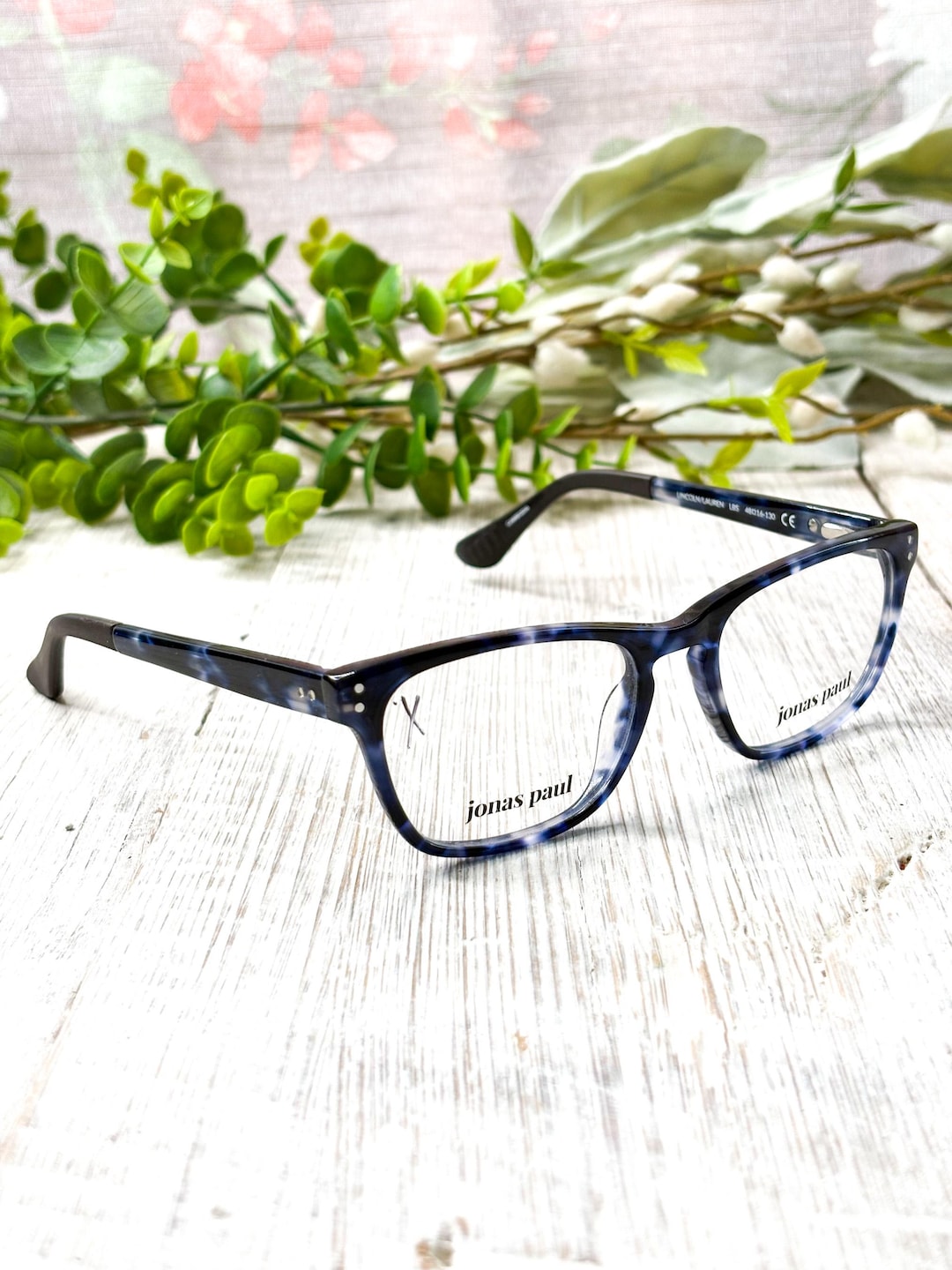 Cat-eye Blue Tortoise-shell Eyeglass Frames: 48[]16-140 - Etsy