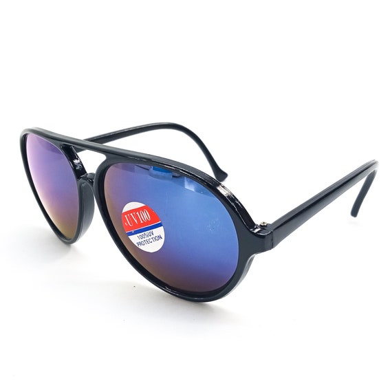 retro sunglasses black sunglasses vintage NOS sun… - image 3