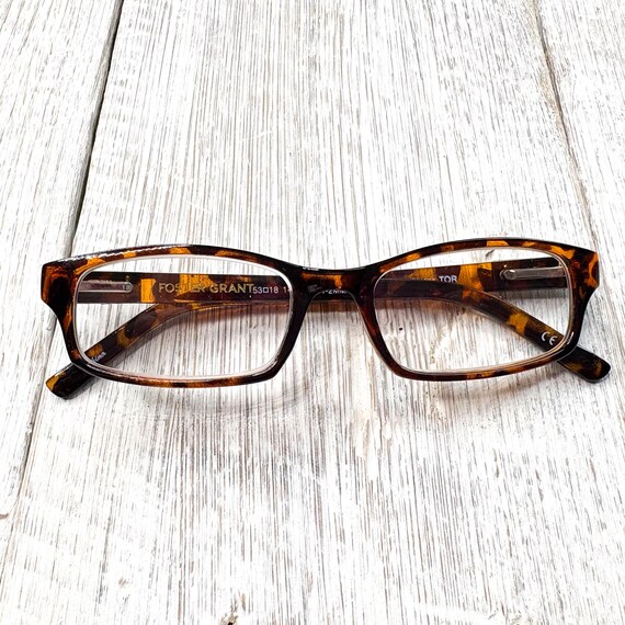 Rectangular Reading Glasses Tortoise-Shell Unisex… - image 6