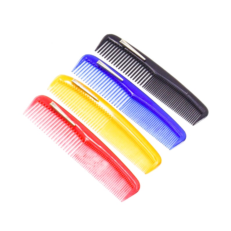 Vintage Celluloid Hair Comb With Pocket Clip - NOS - Etsy
