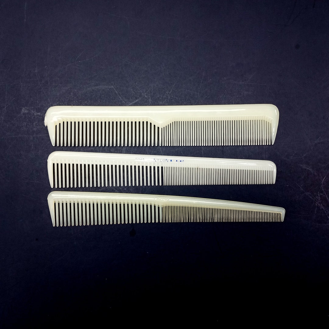 Vintage Yellow Nylon Hair Comb: 1970s Unbreakable Plastic, NOS - Etsy
