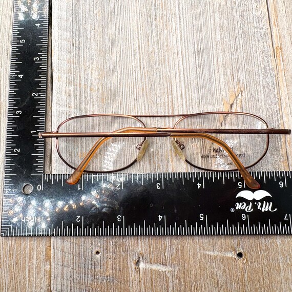 Silver Tortoiseshell Aviator Eyeglass Frames: Vin… - image 5