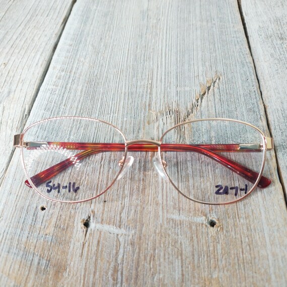 Rose Gold Tortoiseshell Eyeglass Frames: Square M… - image 4