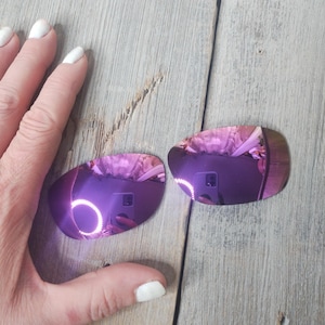 OEM vervangende glazen Oakley Pitbull roze zonnebril met vierkante glazen