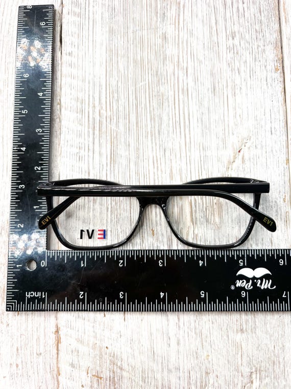 Square Cat-Eye Eyeglass Frames: Black Glasses 56[… - image 5