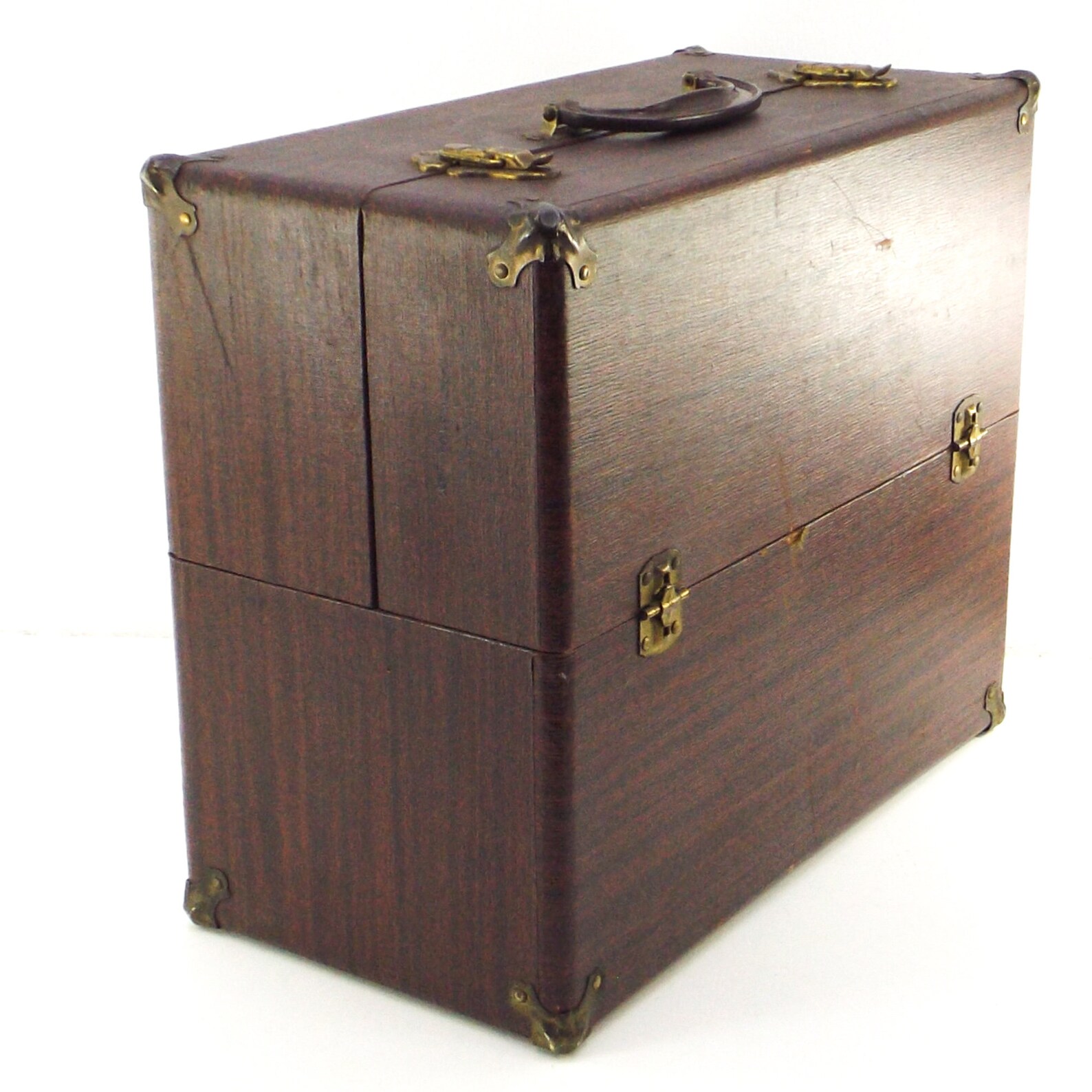 Vintage Vacuum Tube Caddy Salesman Carrying Case Wood Box Etsy