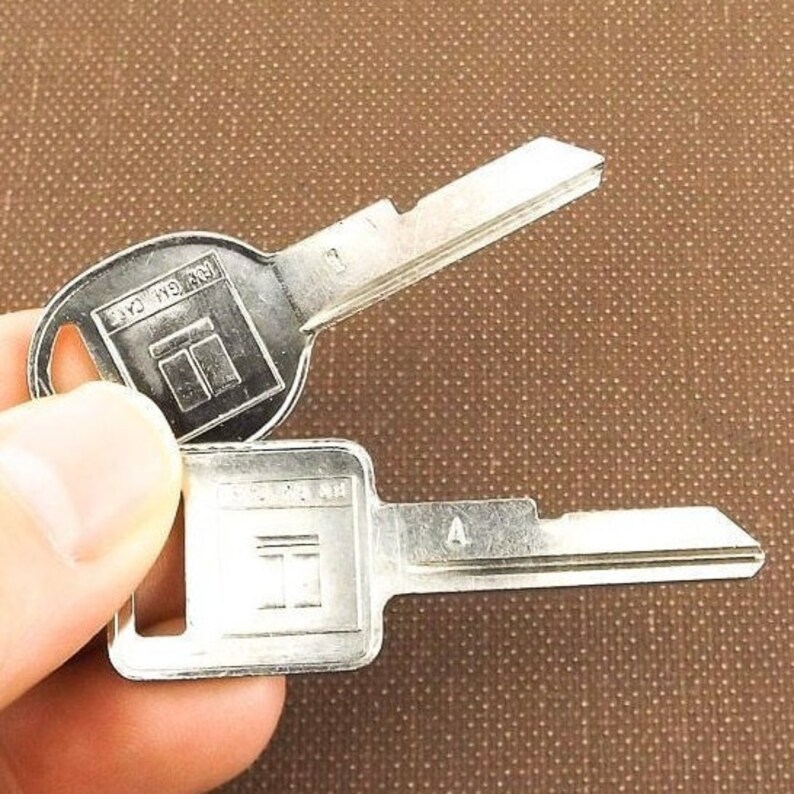 OEM key blank GM car ignition C trunk D uncut key vintage Etsy