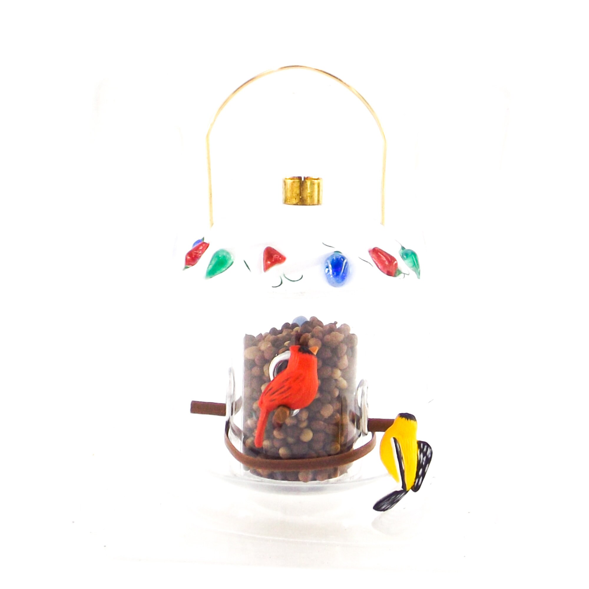1988 festive bird feeder lighted ornament Hallmark Keepsakes Etsy