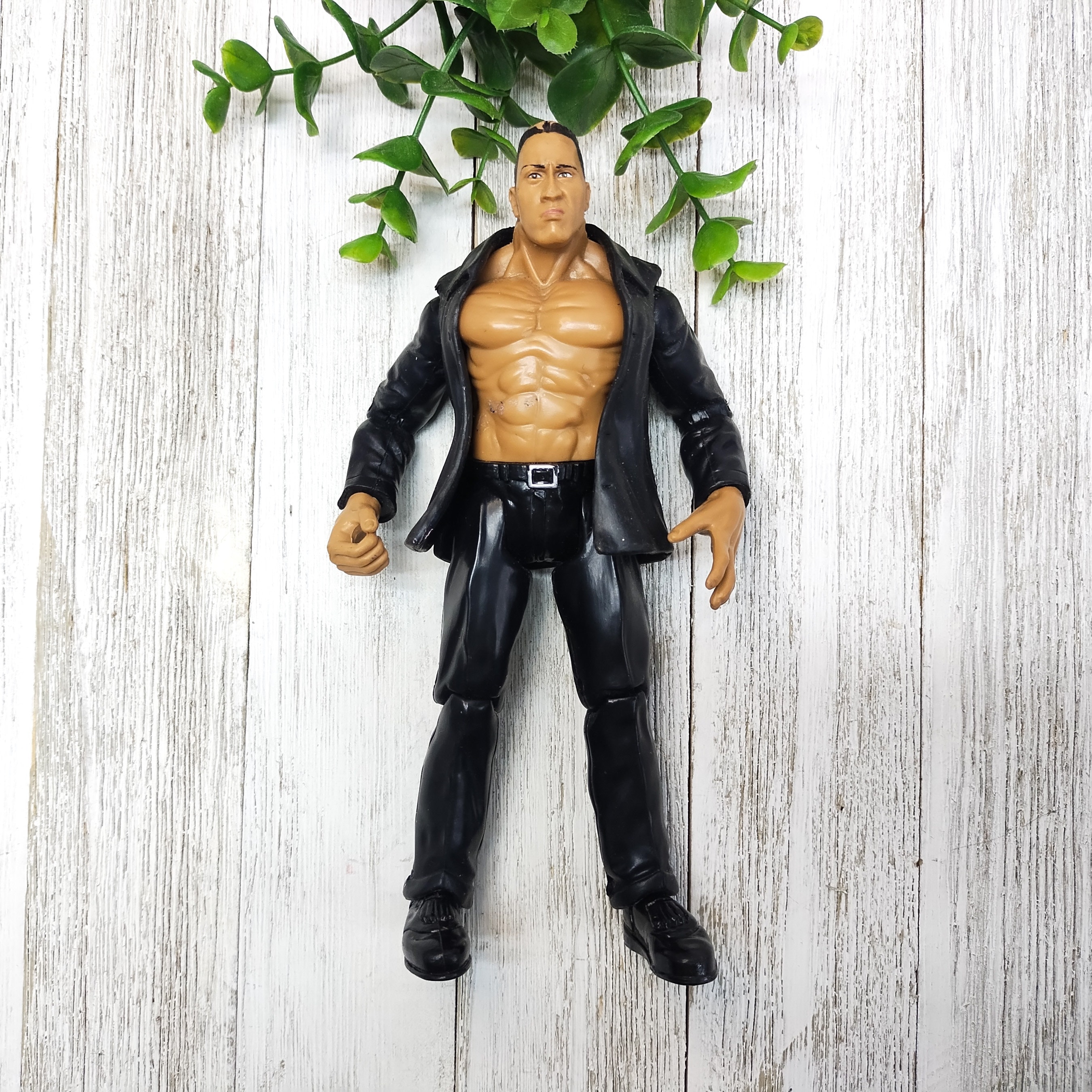 WWF WCW the Rock Wrestling Action Figure Loose Wrestler Dwayne