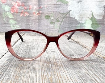 Silhouette SPX 1875 20 6101 Red Oval Eyeglasses Frames Made in Austria 53-16-135 Silhouette SPX 1875 Eyeglasses – Red Crystal Oval Frame 51  main image 2