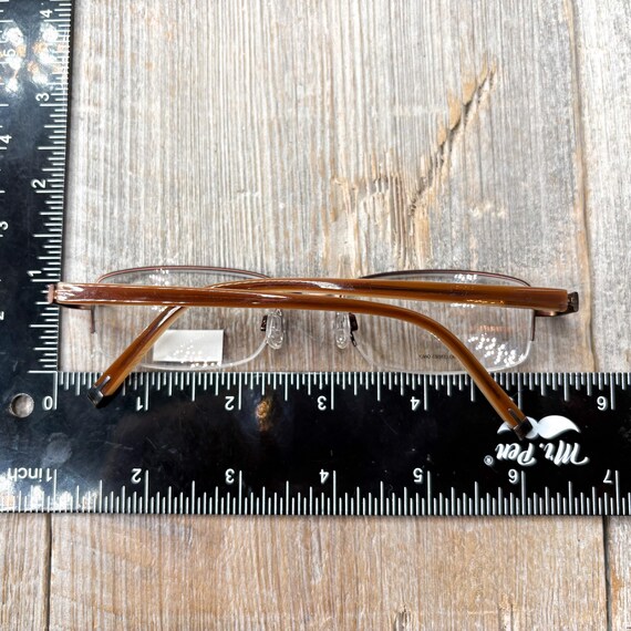 Vintage Wrangler Semi-Rimless Eyeglasses Frames: … - image 5